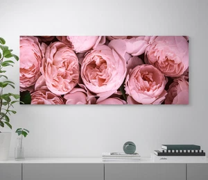 Quadro IKEA BJORKSTA, quadro peonia rosa (senza cornice) 55 x 22" 140 x 56 cm 40448220 - Foto 1 di 2