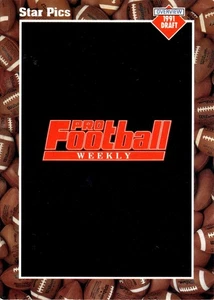 1991 NFL Draft Overview 1991 Star Pics #1 - Picture 1 of 2