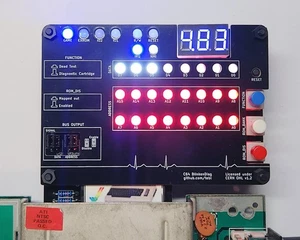 Commodore C64/C128 BlinkenDiag Ready Build 4in1 Diagnostic Red/White/Blue Colors - Picture 1 of 7
