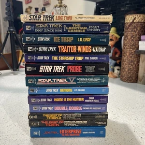 Vintage Pocket Books - Star Trek Paperback Book Lot Of 13 Books - Various Author - Imagen 1 de 21