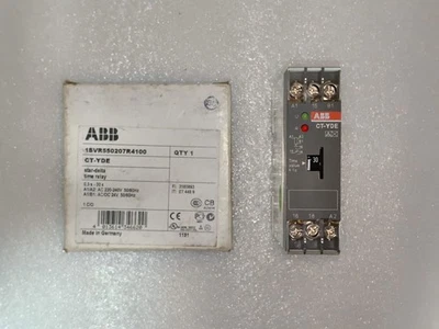 Relé de tiempo ABB 1SVR550207R4100 CT-YDE STAR-DELTA 0,3S-30S ENVÍO RÁPIDO GRATUITO Foto 1 de 4