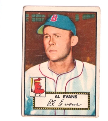 1952 Topps Baseball Card #152 Al Evans Kenly NC Nice!  see scan - Image 1 of 2