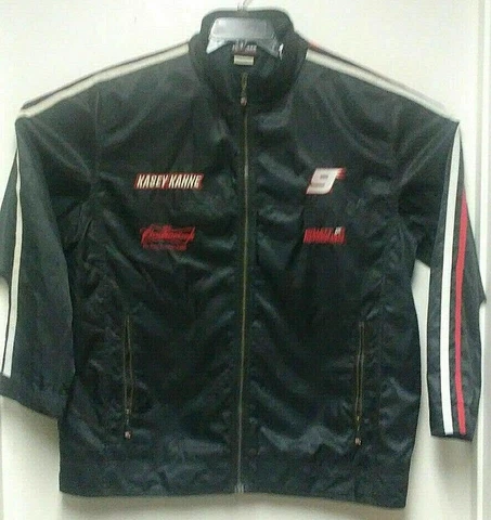 Kasey Kahne #9 NASCAR Budweiser Winners Circle Jacket Mens 2X Sprint Cup Gillett Cover