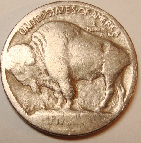 1913 Buffalo Nickel Raised Mound Type 1 Free Shipping Cover
