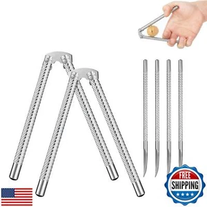 Nut Cracker 2Pcs and 4 Picks,Stainless Steel Nut Cracker Tool Set for Seafood - Picture 1 of 5