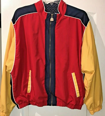 Vtg TAIL Tennis Jacket Windbreaker Color Block Retro 80s 90s Graphics Warm-Up - Image 1 of 4