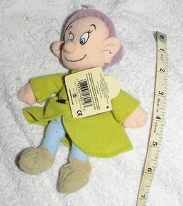 ✨ Disney Store Snow White And The Seven Dwarfs Dopey Bean Bag Plush - Picture 1 of 3