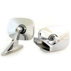 NEW CHROME DOOR MIRRORS PAIR FOR FD METEOR FALCON RANCHERO COUPE UTILITY 1957-79