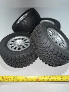 Short Course 4wd Stock Tires Wheels Used - Picture 1 of 17