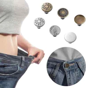 20 Sets 17mm Replacement Jean Buttons, No Sewing Detachable Pants - Picture 1 of 9