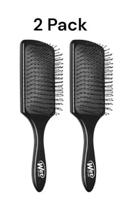 Wet Brush 2 Pack Paddle Hair Brush with Aqua Vents - Bulk -  Black - Picture 1 of 4