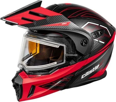 Castle X CX950 V2 Fierce модульный электрический снег шлем (матовый черный/красный - средний) - Изображение 1 из 4