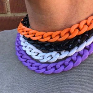 Chunky Chain Rock Collar Choker Pendant Punk Choker Hip Hop Chain Necklace - Picture 1 of 24