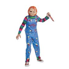 Child's Play Chucky Classic Good Guy Doll Kids Child Halloween Costume MED 7-8
