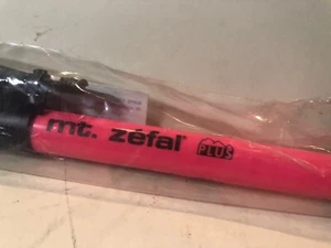 NOS Vintage mt. zefal Plus Pink Schrader / Presta Pump Medium - Picture 1 of 12