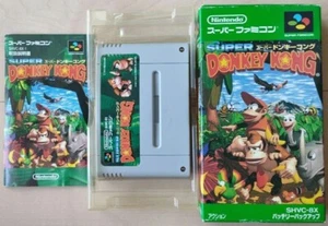 Nintendo Super Famicom Super Donkey Kong 1 Japan SFC SNES w/box - Picture 1 of 1