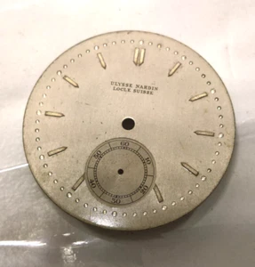 RARE ULYSSE NARDIN 1950 DIAL USED CONDITION - Picture 1 of 5