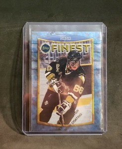 Jaromir Jagr 1995 TOPPS FINEST Card #33 with COATING