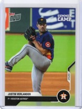 Topps Now 2020 Justin Verlander Summer Camp Houston Astros #OD-453