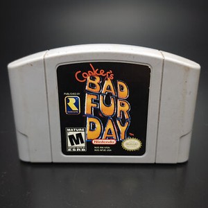 Rare Vintage Conker's Bad Fur Day N64 Nintendo 64 Game | Fast Shipping