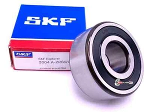 SKF 3304 A 2RS C3 Angular Contact Ball Bearing, Rubber Sealed 20x52x22.2 mm - Picture 1 of 4