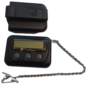Vintage Pierre Cardin Pocket Pager Tested And Working Belt & Pocket Clips - Picture 1 of 6