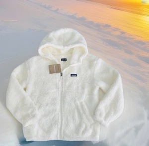 $99 Patagonia Kids Los Gatos Hoody Birch White Size XS (5-6) Jacket Coat - Picture 1 of 5