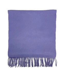 Hermes Lavender Cashmere 16" x 61" Fringe Muffler Scarf - Picture 1 of 3
