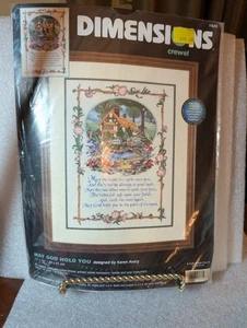 Dimensions Crewel May God Hold You 1523 - Picture 1 of 8