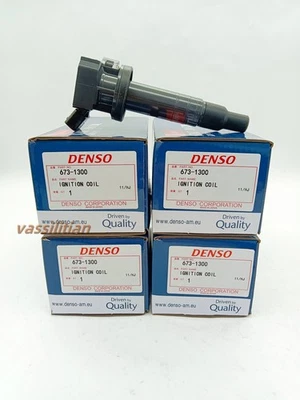 DENSO 4Pcs 90919-02239 Ignition Coils For Toyota Corolla Celica Matrix 673-1300 - Imagem 1 de 4