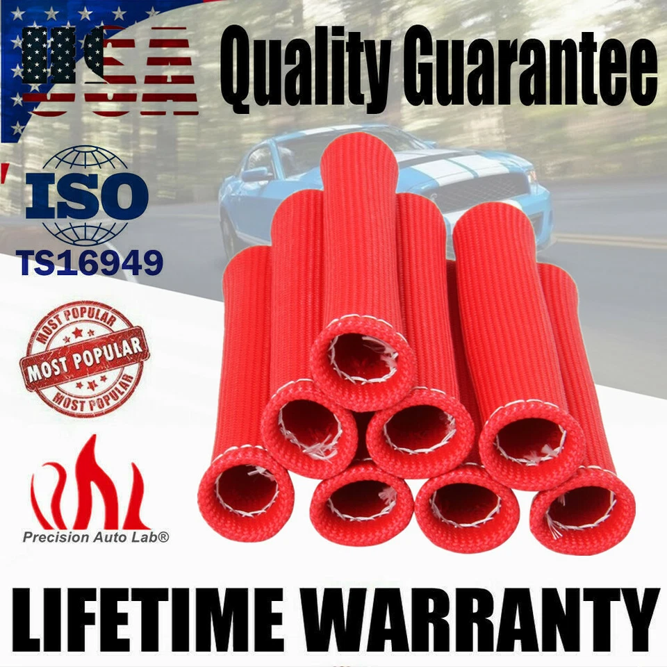 2500° Spark Plug Wire Boots Protector Sleeve Heat Shield Cover For LS1/LS2/LS4 - Image 1 of 4