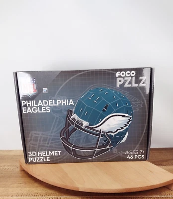 Quebra-cabeça capacete de futebol 3D Philadelphia Eagles PZLZ (NFL) - Imagem 1 de 4