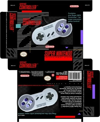 Super NES Controller Box  - Photoshop Art To Print - Image 1 of 4