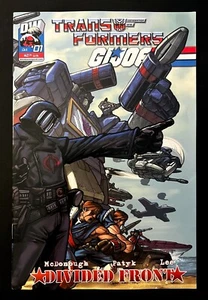 Transformers G.I. Joe: Divided Front #1 Pat Lee Art Dreamwave Productions 2003 - Picture 1 of 2