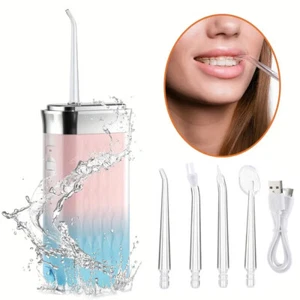 Cordless Water Flosser Dental Oral Irrigator Water Floss Pick Teeth Cleaner - Picture 1 of 17