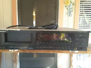 Vintage RARE Sony 10-Disc Magazine CD player CDP-C15esD Electronics Audio WORKS - Picture 1 of 7