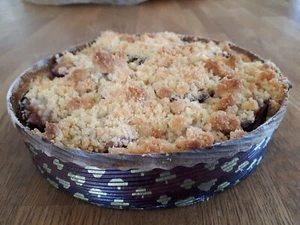 Torta di prugne con spargitore torta deliziosa fresca e cotta con amore 750g - Foto 1 di 1