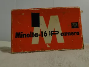 Minolta-16 P Camera in box with manual - Picture 1 of 7