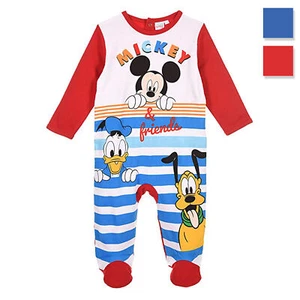 Body neonato Disney tutina Mickey Mouse Paperino Pluto maniche lunghe 3301 - Picture 1 of 5