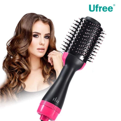 Multi-function Beauty Hair Dryer Brush Care Styling Straightening Curling Irons - Image 1 of 4