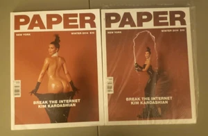 2 Kim Kardashian Paper Magazine Issues 2014 Rare - Picture 1 of 1