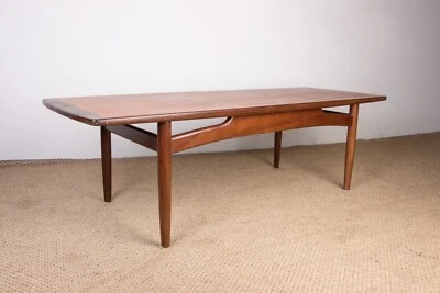 Table basse Danoise en teck par HE Mobler 1960. - Photo 1/4