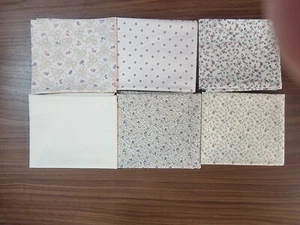 LOT 25 SIX FAT QUARTERS, PRE OWNED, NOT USED, MULTICOLORS - Picture 1 of 1
