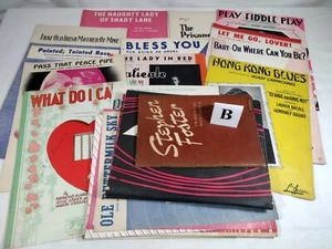 Lot of 28 Vtg Sheet Music & Song Books See Pics for titles (B) - Picture 1 of 9