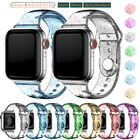 Glitter Silicone Strap Band for Apple Watch Series 9 8 7 6 5 4 SE 45/41/40/44mm