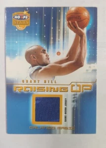 Tarjeta camiseta de Grant Hill 2002-03 Hoops Stars Raising Up usada en el juego 060/250 - Imagen 1 de 7