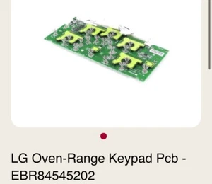 New** EBR84545202 Genuine LG  Power Control Board Assembly Keypad OEM Genuine - Picture 1 of 6