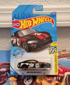 2018 Hot Wheels 2016 Ford Mustang GT Black Borla - Picture 1 of 3