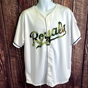 Kansas City Royals Kurzarmtrikot mit Knopfleiste Fox Sports Größe Large - Bild 1 von 13