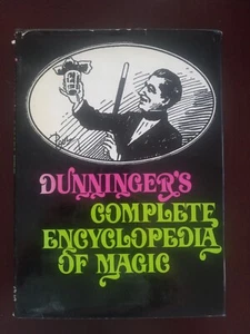 DUNNINGER'S COMPLETE ENCYCLOPEDIA OF MAGIC ILLUSTRATED HC/DJ STAGE MAGIC - Picture 1 of 6